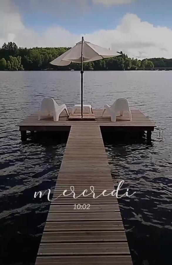 Ma Cabane Au Bord Du Lac Neuvic  Exteriör bild